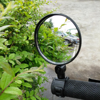 Велосипед Огледала за обратно виждане на кормилото Колоездене за обратно виждане MTB Велосипед Силиконова дръжка Огледало за обратно виждане