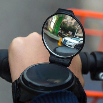Въртящо се на 360° колоездене Огледало за китка Велосипед Безопасни огледала за обратно виждане Ръка Заден велосипед Заден рефлектор Външен преносим Полезни инструменти