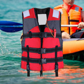 Priekšējā sprādze glābšanas veste Secure Fit Pieaugušo jauniešu glābšanas vestes ūdens sportam, laivošanai, traipiem izturīgs, regulējams poliesters