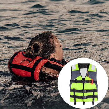 Μπροστινή πόρπη σωσίβιο σωσίβιο με ασφαλή εφαρμογή για ενήλικες για θαλάσσια σπορ Βαρκάδα Ασφάλεια Ανθεκτικό στους λεκέδες Πολυεστέρας Ρυθμιζόμενο