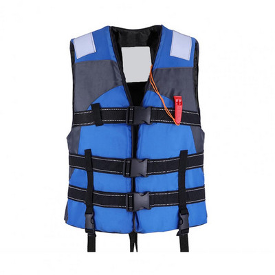 Priekšējā sprādze glābšanas veste Secure Fit Pieaugušo jauniešu glābšanas vestes ūdens sportam, laivošanai, traipiem izturīgs, regulējams poliesters