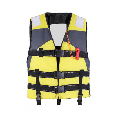Priekšējā sprādze glābšanas veste Secure Fit Pieaugušo jauniešu glābšanas vestes ūdens sportam, laivošanai, traipiem izturīgs, regulējams poliesters