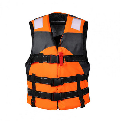 Priekšējā sprādze glābšanas veste Secure Fit Pieaugušo jauniešu glābšanas vestes ūdens sportam, laivošanai, traipiem izturīgs, regulējams poliesters