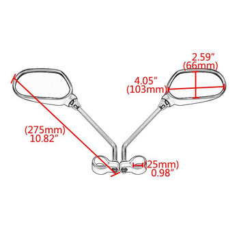 1 чифт велосипедно огледало за обратно виждане, регулируемо по степен, изпъкнало отразяващо безопасно стъкло, аксесоари за планински велосипед