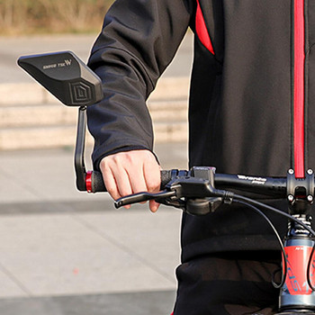 1 σετ πρακτικός MTB καθρέφτης οπισθοπορείας Περιστρεφόμενος δωρεάν ενσωματωμένος καθρέφτης ποδηλασίας κατά της σκουριάς