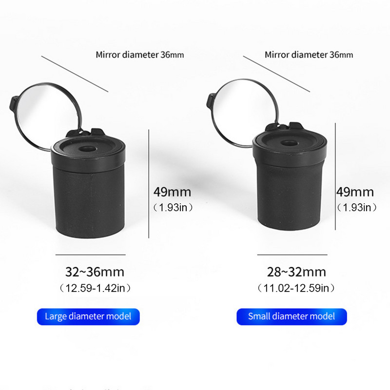 Велосипедно огледало за обратно виждане 360 ротация Регулируеми огледала за обратно виждане Безопасно колоездене Огледало за обратно виждане за MTB Аксесоари за шосейни велосипеди