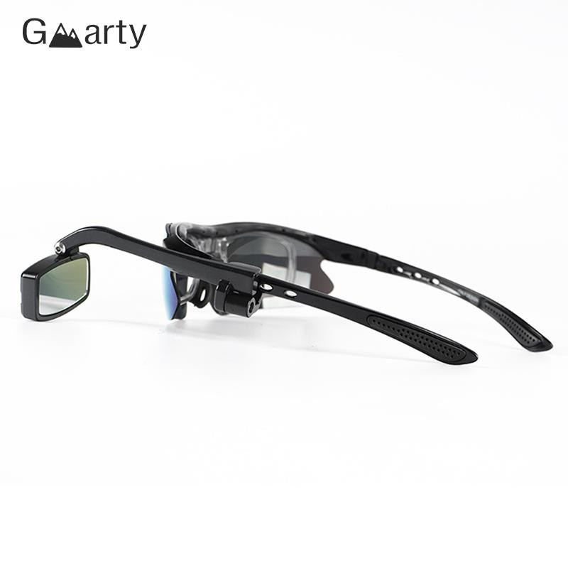 Kerékpáros Kerékpáros Kerékpáros lovaglószemüvegek Visszapillantó tükör 360 Visszapillantó beállítás Hátsó szemüvegrögzítő sisak