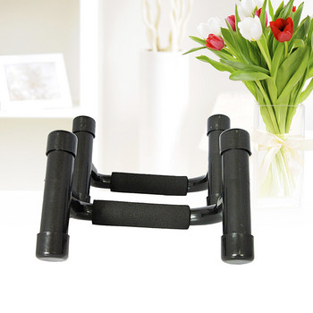 1 ζεύγος Pushup Bars Βάσεις Χειρολαβές Εξοπλισμός Άσκησης και Γυμναστικής Ανθεκτικό στην ολίσθηση για άνδρες και γυναίκες (Μαύρο)