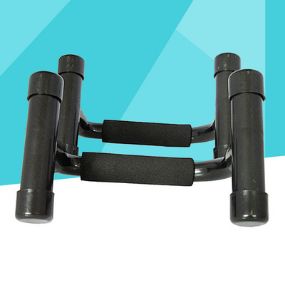 1 pora stumdomų strypų stovų, rankenų, treniruočių ir kūno rengybos slydimui atspari įranga, skirta vyrų ir moterų treniruotėms (juoda)