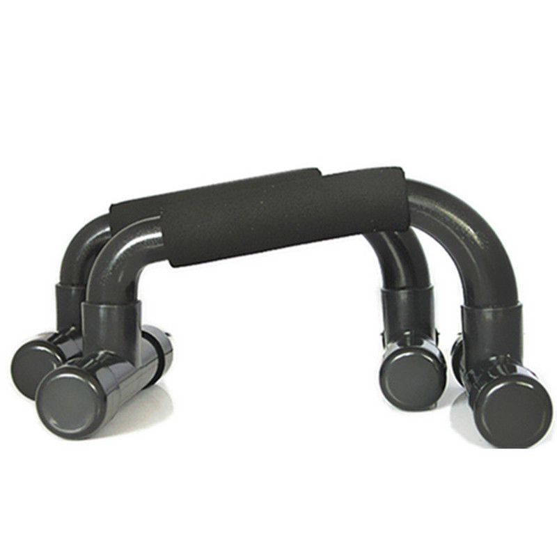 1 pora stumdomų strypų stovų, rankenų, treniruočių ir kūno rengybos slydimui atspari įranga, skirta vyrų ir moterų treniruotėms (juoda)