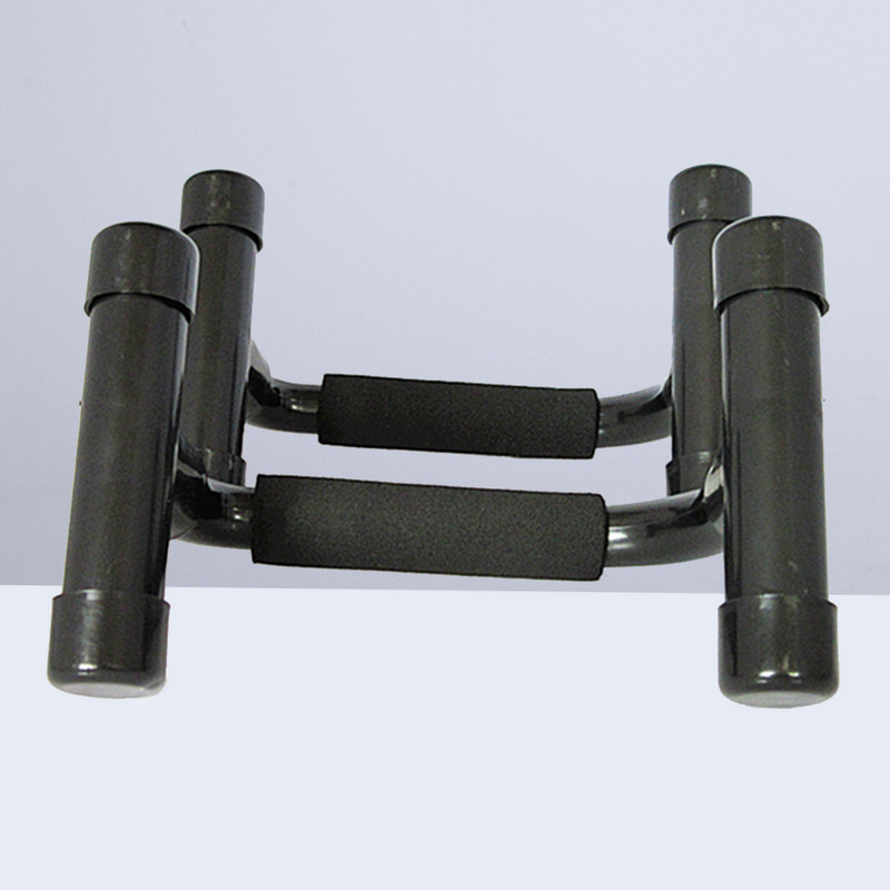 1 pora stumdomų strypų stovų, rankenų, treniruočių ir kūno rengybos slydimui atspari įranga, skirta vyrų ir moterų treniruotėms (juoda)