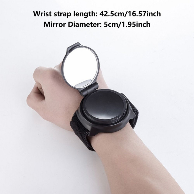 Kerékpár 360°-ban forgatható visszapillantó tükör, összecsukható csuklópánt visszapillantó tükör motorkerékpárhoz, hátsó fényvisszaverő lovaglófelszereléshez