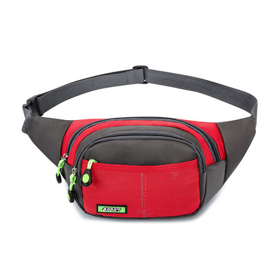 Fanny Pack Αθλητική τσάντα μέσης μεγάλης χωρητικότητας Αδιάβροχη τσάντα ποδηλασίας Fanny τσάντα πολλαπλών λειτουργιών για τρέξιμο για άνδρες Γυναικεία συσκευασία μέσης