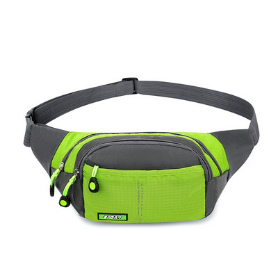 Fanny Pack Αθλητική τσάντα μέσης μεγάλης χωρητικότητας Αδιάβροχη τσάντα ποδηλασίας Fanny τσάντα πολλαπλών λειτουργιών για τρέξιμο για άνδρες Γυναικεία συσκευασία μέσης