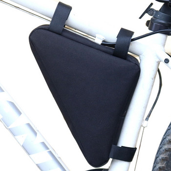 Водоустойчива чанта за съхранение на триъгълник за MTB велосипед Велосипедна тръба за предна рамка