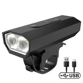 ZK50 1000 Lumen első kerékpáros világító LED 2400 mAh MTB kerékpáros fényszóró alumínium héjú újratölthető kerékpáros lámpa 6 fénymóddal