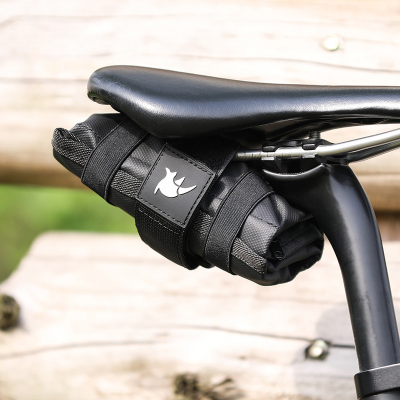Rhinowalk kerékpártáska szerszámtáska felső első csővázas táska Burrito csomagtartó tok fekete MTB kerékpár hátsó szerszámtároló készletek nyeregtáska új