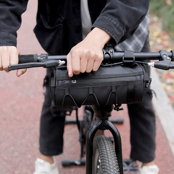 Велосипедна чанта Преносима чанта на кормилото Водоустойчива чанта за преден багажник на велосипед MTB шосейна велосипедна рамка Тръбна чанта Чанти за рамо