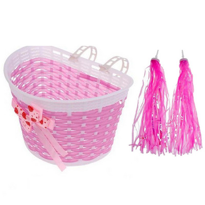 Παιδικό καλάθι Scooter Streamer Tassel Αδιάβροχο ποδήλατο πλεκτό Παιδική διακόσμηση Ανθεκτικό Υψηλής Ποιότητας Πρακτικό