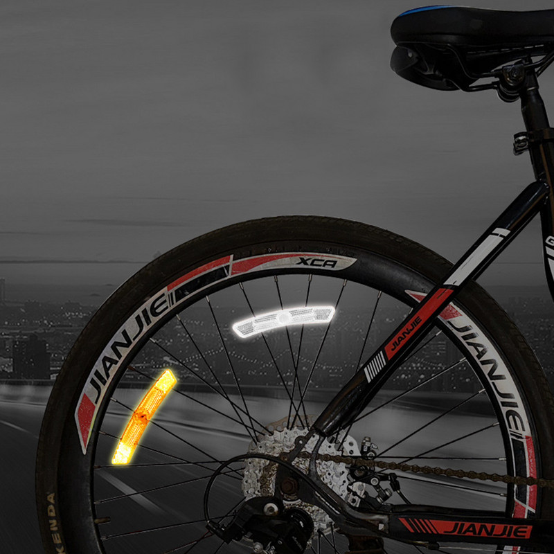4db Kerékpár küllős Reflektor Mountain Bike Acél Felni Reflektor Kerékpáralkatrészek Hal alakú Acél Felni Küllő Reflektor Alkatrészek
