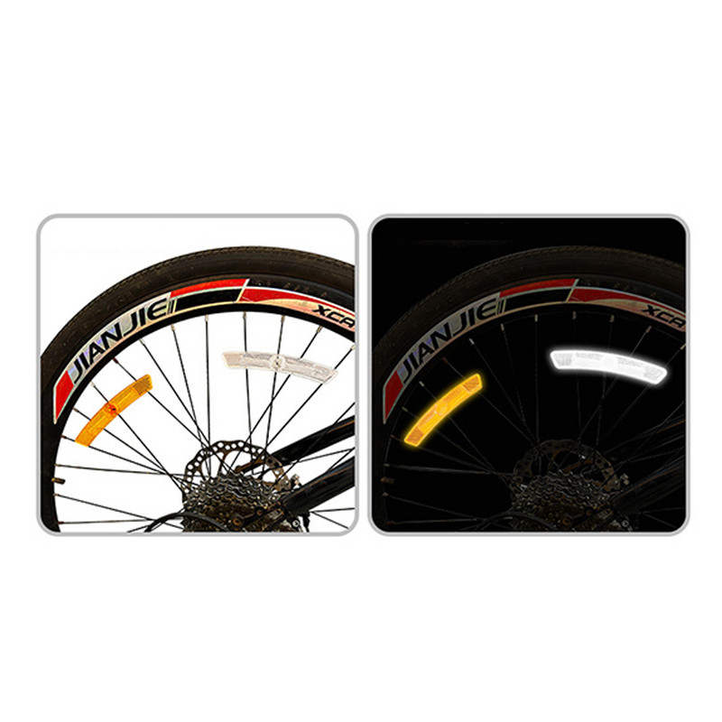 4db Kerékpár küllős Reflektor Mountain Bike Acél Felni Reflektor Kerékpáralkatrészek Hal alakú Acél Felni Küllő Reflektor Alkatrészek