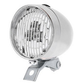 ABS 3LED akkumulátorral működő kerékpáros fényszórók éjszakai lovaglás biztonsági figyelmeztető lámpák Retro kerékpár első lámpák lovaglás kellékek
