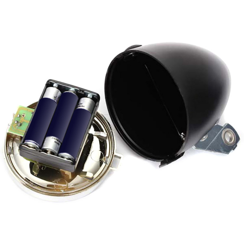 ABS 3LED akkumulátorral működő kerékpáros fényszórók éjszakai lovaglás biztonsági figyelmeztető lámpák Retro kerékpár első lámpák lovaglás kellékek