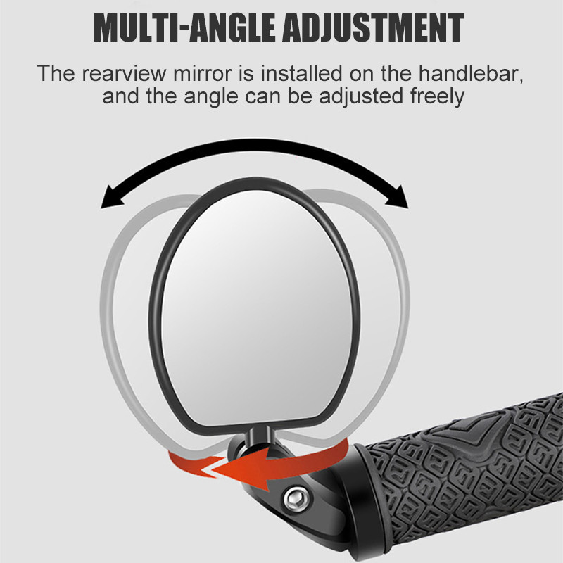 PC-kerékpáros visszapillantó tükör 360°-ban forgatható, összecsukható országúti hegyi kerékpáros fényvisszaverő tükör lovaglófelszerelés 1db