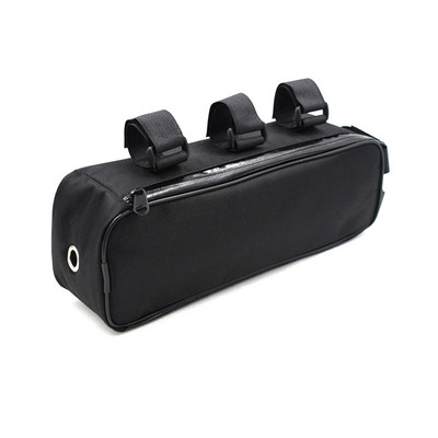 Качествена велосипедна чанта Beam Bag Battery Controller Висяща фиксирана тръбна рамка Bike Bag Li-Ion Storage Водоустойчива 32X9X10.5Cm Колоездене