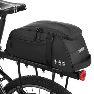 Водоустойчива чанта за заден багажник за велосипед Багажник за велосипед Велосипедна чанта за заден багажник Трябва Чанта PU Голям капацитет МТБ чанта за планински велосипед
