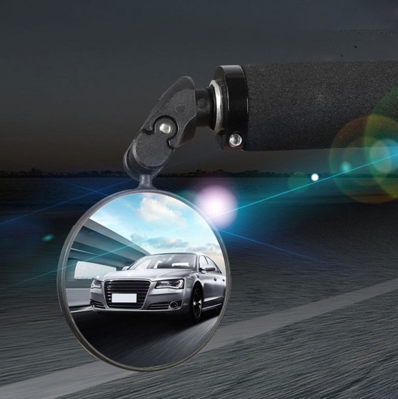 Kerékpáros tükrök 360 fokos elfordulású, széles szögben összecsukható kormány visszapillantó tükör kerékpár motorkerékpárhoz országúti kerékpár hátsó domború tükör