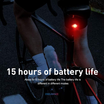 Νέο πίσω φως ποδηλάτου από κράμα αλουμινίου Κεφαλή/πίσω φως Νυχτερινή οδήγηση Προειδοποίηση Φως LED Αξεσουάρ Φωτισμός Ασφαλείας Ποδήλατο βουνού 2023