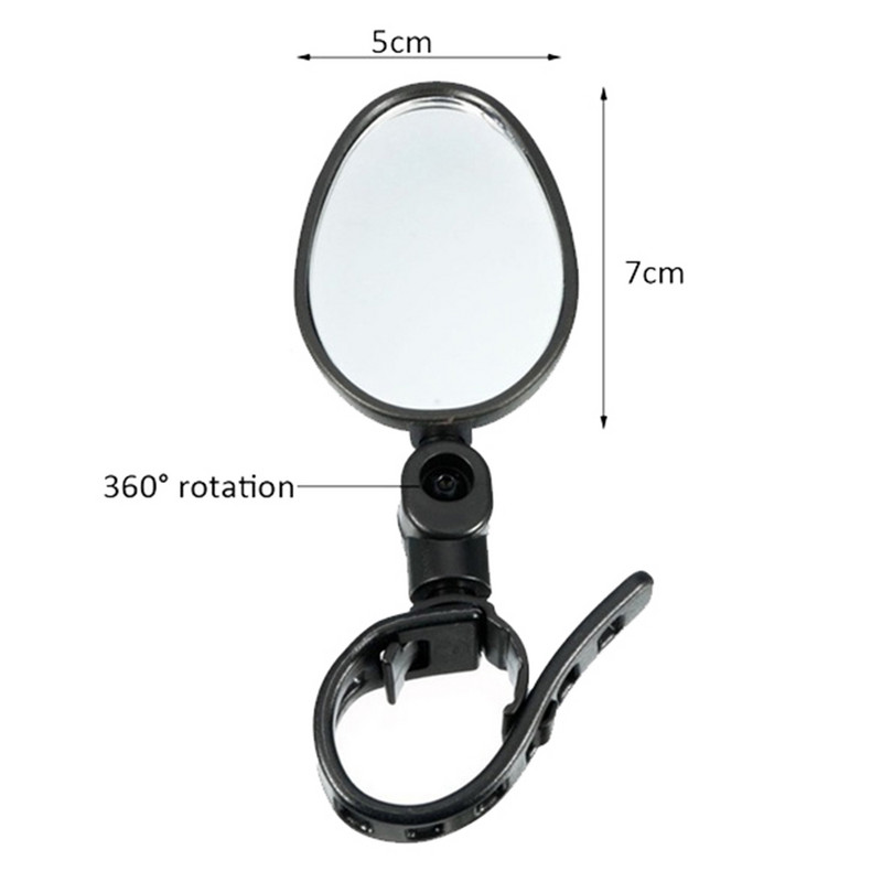 1 gab. Regulējami kalnu velosipēda MTB velosipēda stūres sānu atpakaļskata spoguļu brilles