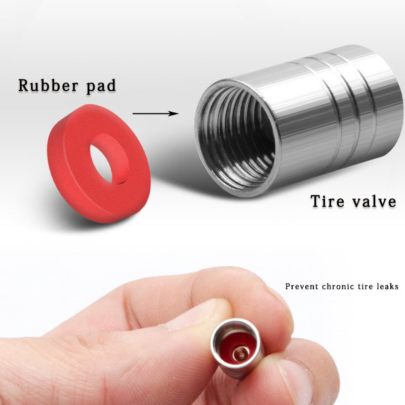 Car Styling 4 DB Fém Lopásgátló kerékabroncsok Szelepszár sapka légmentesen záródó burkolatok Chery TIGGO 2 3 4 5 7 Pro 8 3X A1 QQ Arrizo számára