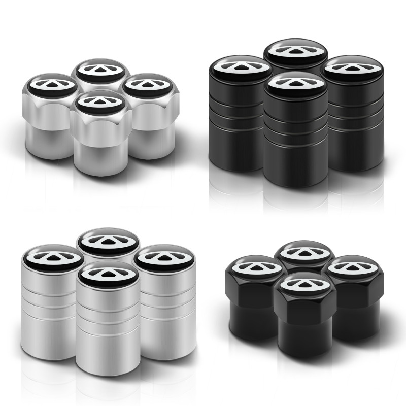 Car Styling 4 DB Fém Lopásgátló kerékabroncsok Szelepszár sapka légmentesen záródó burkolatok Chery TIGGO 2 3 4 5 7 Pro 8 3X A1 QQ Arrizo számára