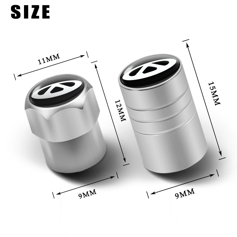 Car Styling 4 DB Fém Lopásgátló kerékabroncsok Szelepszár sapka légmentesen záródó burkolatok Chery TIGGO 2 3 4 5 7 Pro 8 3X A1 QQ Arrizo számára