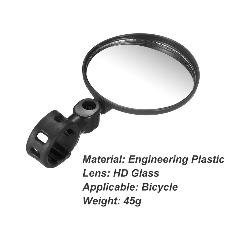 Univerzális kerékpáros visszapillantó tükör, állítható, forgatható, széles szögű kerékpáros kormány visszapillantó tükrök MTB országúti kerékpárhoz