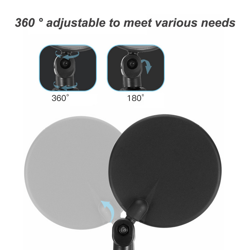 Univerzális kerékpáros visszapillantó tükör, állítható, forgatható, széles szögű kerékpáros kormány visszapillantó tükrök MTB országúti kerékpárhoz