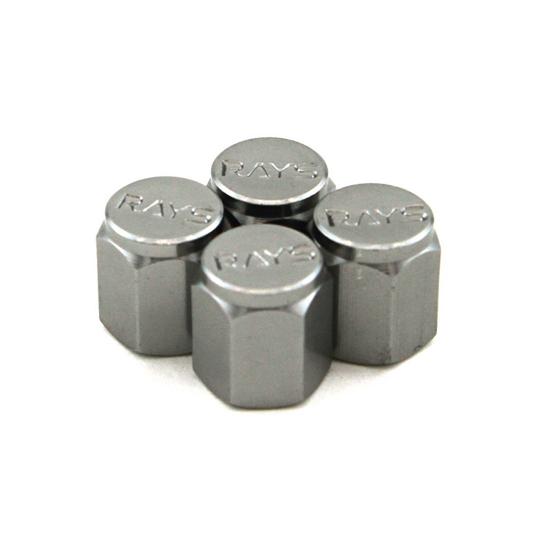 4 db RAYS Autó Kerékpár Motor Kerék Gumiabroncs Levegő Alumínium Ötvözet Szelepesapkák szárburkolat Hatszögletű gumiabroncs kerék szellőző szelep sapkák