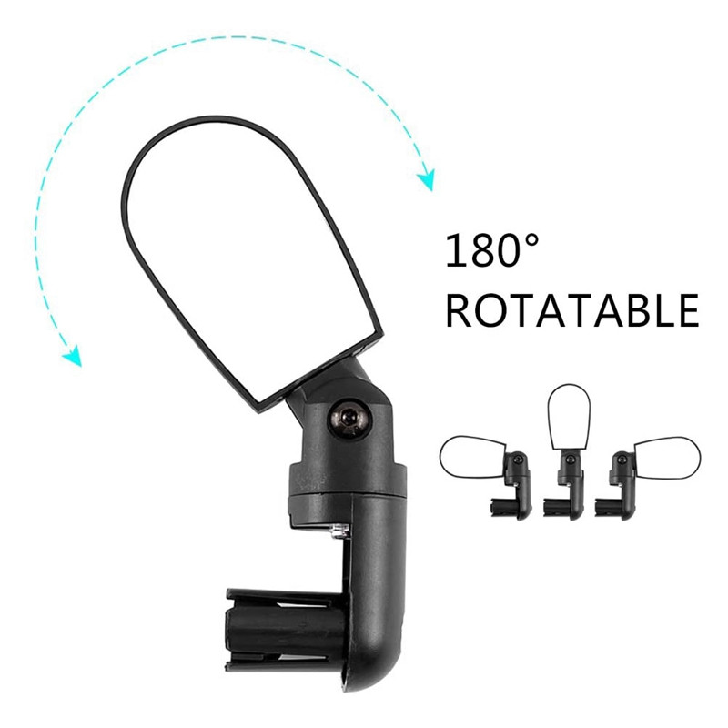 Oglinzi pentru bicicletă pentru ghidon 2 buc. Oglindă retrovizoare sigură, rotativă 360, pentru bicicletă de drum de munte, motocicletă