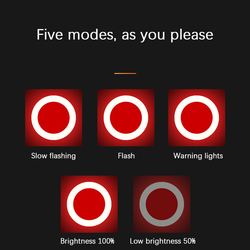 Kerékpár hátsó lámpa több világítási mód USB töltő Led kerékpár szív alakú fény villanó hátsó lámpák Road Mtb kerékpár nyeregcsőhöz