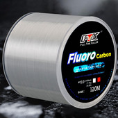 1 Roll 120M Fluorocarbon Coated Fishing Line 5LB-34LB Main Line Sub Line Fishing Lure Sinking Line