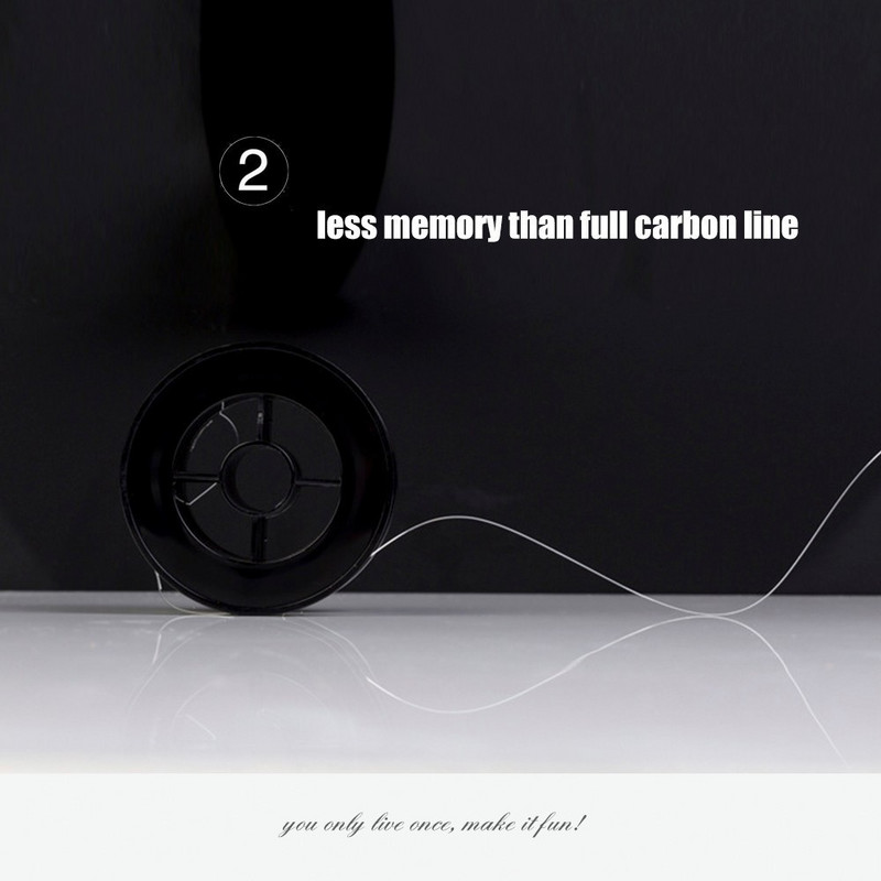 200 m fluorkarbon bevonatú horgászzsinór fehér barna süllyedő magas Kopásállóság nyújtható peche ponty karbon damil