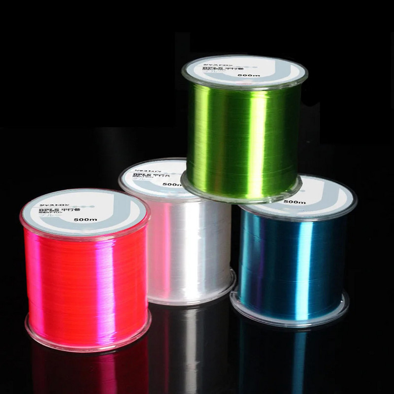 500 m szupererős horgászzsinór Japán Monofil nylon horgászzsinór 2-35LB horgászfelszerelés horgásztartozékok