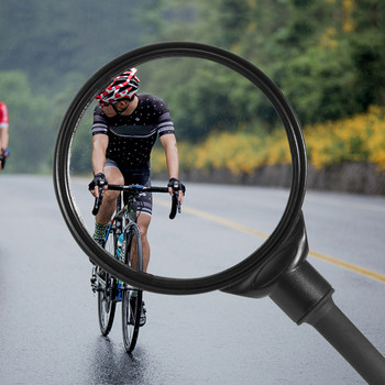 Καθρέφτες τιμονιού οπισθοπορείας ποδηλάτου 360° για ποδήλατο δρόμου ορεινής οδού Μοτοσικλέτας εύκαμπτος εύκαμπτος σωλήνας ρυθμιζόμενος καθρέφτης οπισθοπορείας