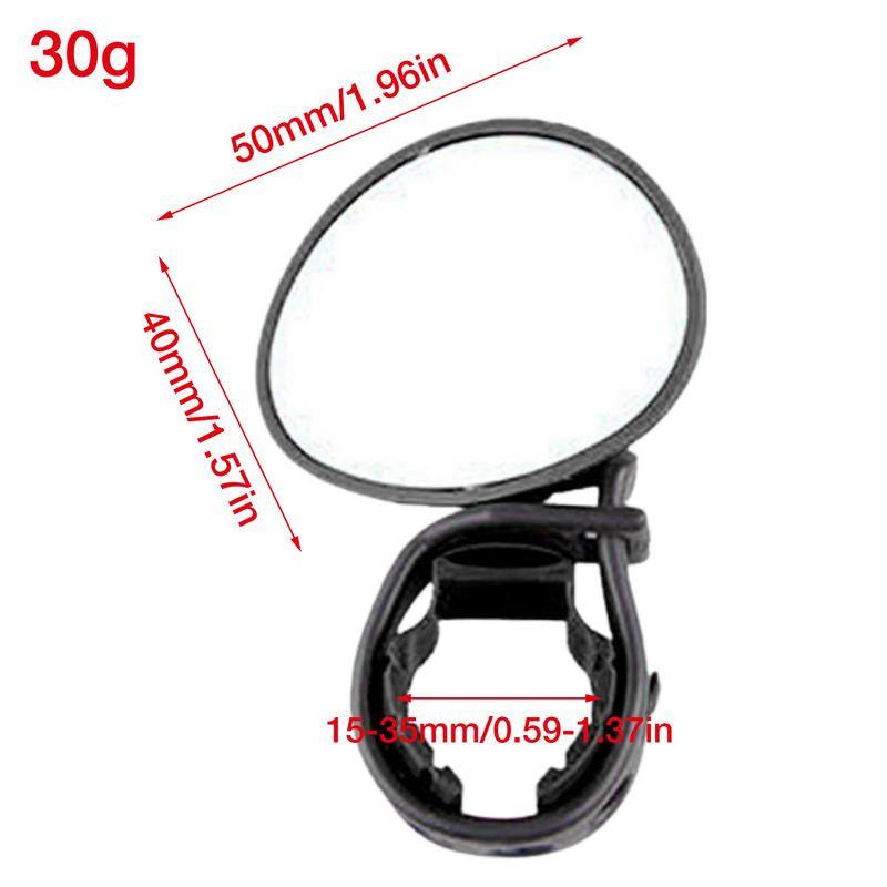 Universalus dviračio veidrodėlis vairo galinio vaizdo veidrodėlis dviračio motociklui 360 sukimosi reguliuojamas važiavimas dviračiu dviračių veidrodis