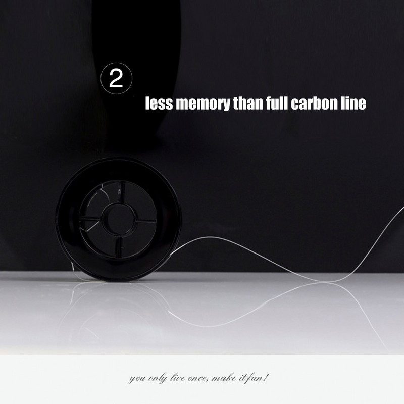 200 m fluorkarbon bevonatú horgászzsinór fehér barna süllyedő magas Kopásállóság nyújtható peche ponty karbon damil