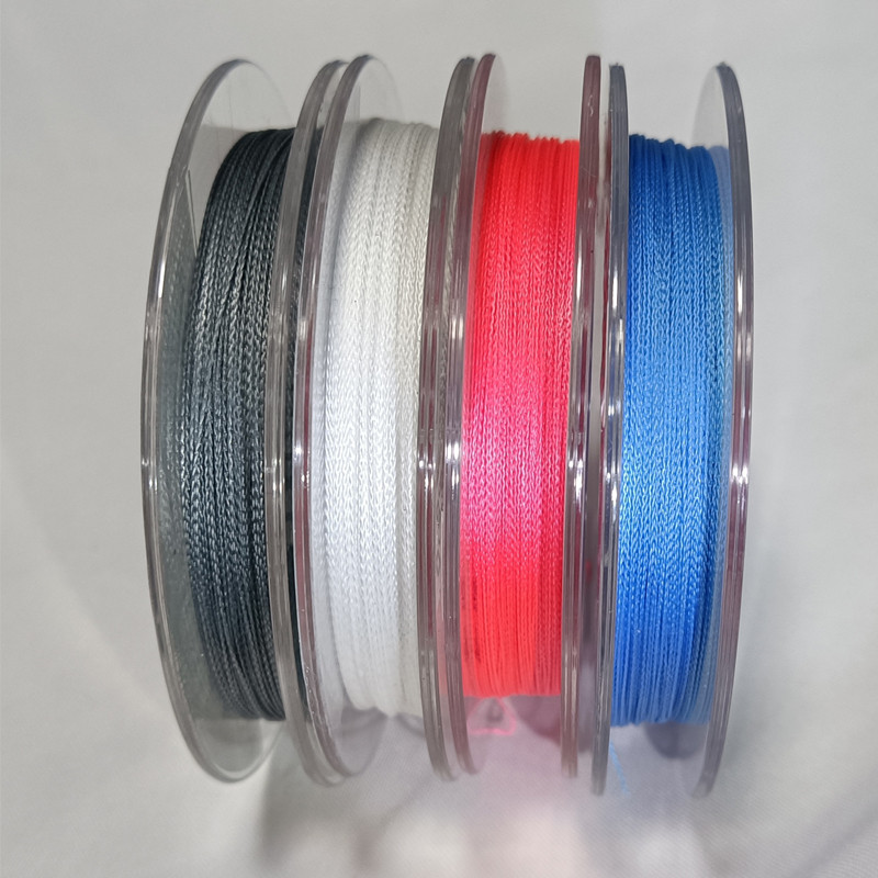 50 m jeges horgászzsinór vékony drót 4 állvány fonott többszálas téli PE fising zsinór Szuper erős horgászszerszámok tartozékok
