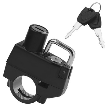 Заключване за мотоциклетна каска Защитни ключалки за велосипедна каска против кражба с 2 ключа и инструмент за инсталиране