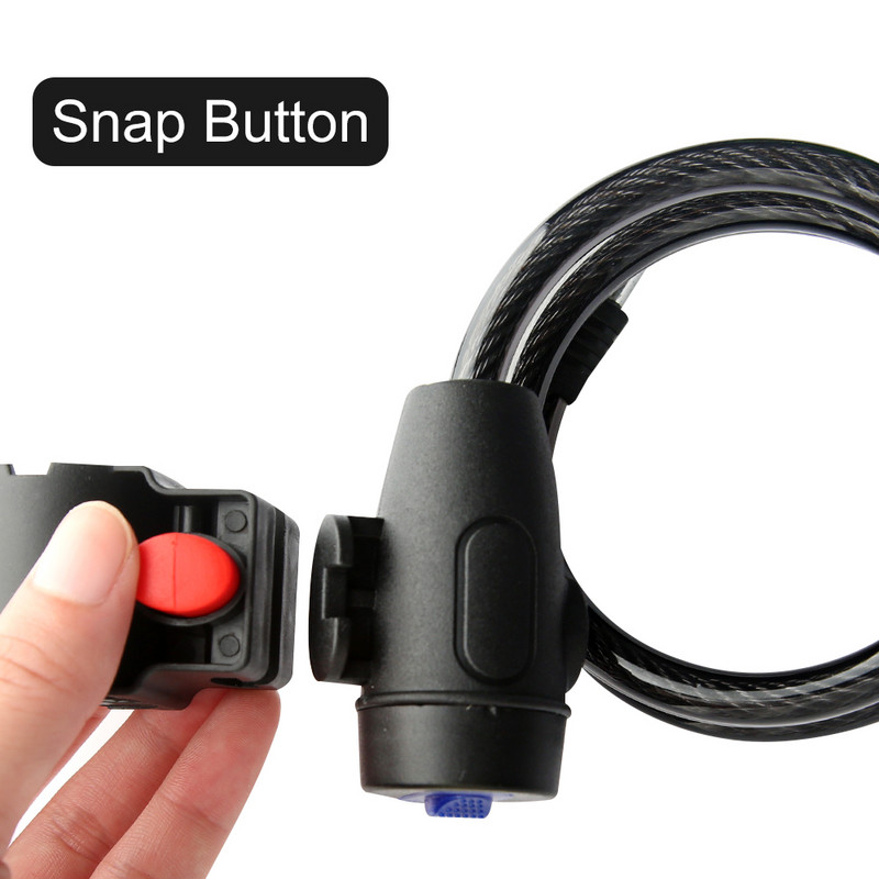 Kerékpár kerékpárzár Lopásgátló Mtb országúti kerékpár acél drót lánczár motorkerékpár sisak összecsukható kerékpár elektromos robogó biztonsági lakat